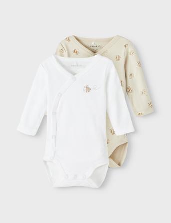Nbnbody 2P Ls Wrap Rainy Day Bee Noos Name It Multi/patterned