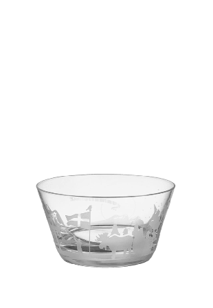 Orrefors Skål Sweden Serveringstillbehör Transparant H: 7.5cm