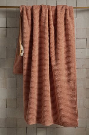 Pure - Badehåndkle Supersoft 90x180 cm - Brun - Håndklær - 90X180 - Fra Homeroom