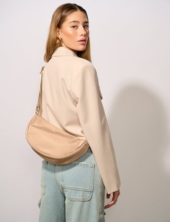 Noella Abby Halfmoon Bag - Beige - ONE SIZE