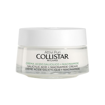 Collistar Attivi Puri Crema Acido Salicilico + Niacinamide 50ml - Tratt.viso 24 ore antimperfezioni