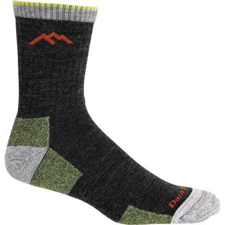 Darn Tough Men's Hiker Micro Crew Sock Cushion Men hiking socks Black L