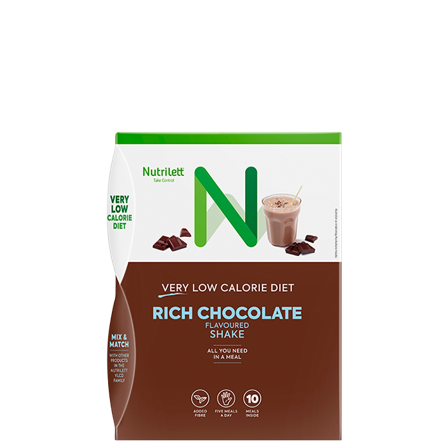 Nutrilett Måltidserstatning Shake 10-pakning Chocolate