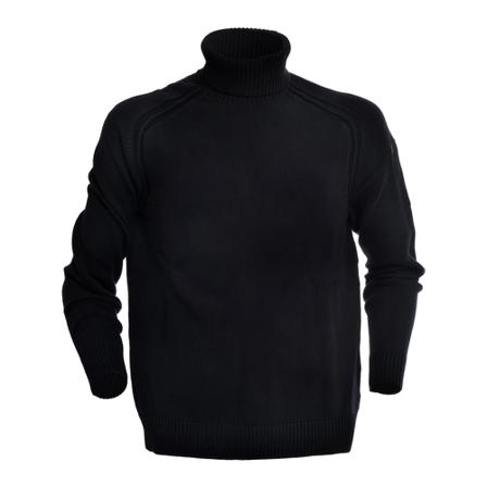 RRD Knit Plain Turtleneck Sweater Sort, Herre, Størrelse: M
