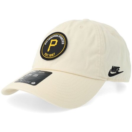 Nike MLB - MLB Beige unconstructed Keps - Pittsburgh Pirates Club Natural Dad Cap @ Hatstore