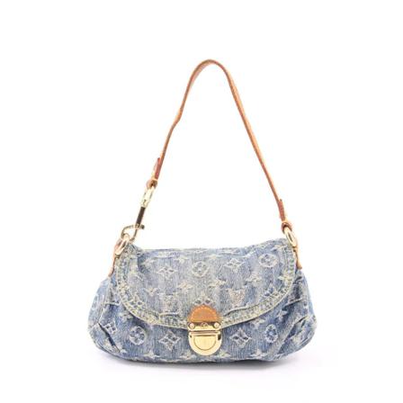 Louis Vuitton Vintage, Pre-owned Canvas louis-vuitton-bags Blauw, Dames, Maat:ONE Size