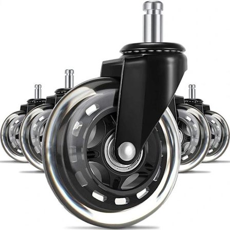 5 stk kontorstolhjul Diameter 75mm Universalhjul - XF17-