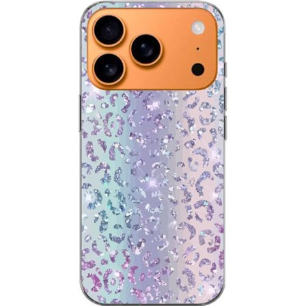 Kompatibelt Mobilskal till Apple Apple iPhone 17 Pro Glitter Leopard