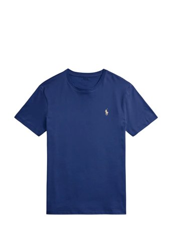 Custom Slim Fit Jersey Crewneck T-Shirt Polo Ralph Lauren Navy