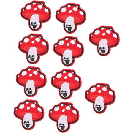 10 kappaletta sieni DIY-paikka kukka sisustus 3D-tarrat puku Sti
