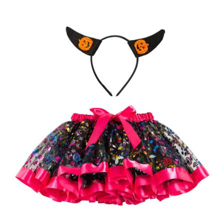 Layered Balett Tulle För Små Flickor Black Pink L