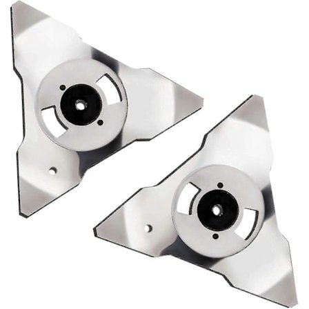 2 kpl Vaihtoterät Robomow RS TS MS RC TC MC -malleihin Ruostumaton Teräs