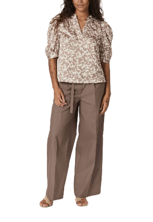 Neo Noir Roella Graphic Fade Blouse Blusar Dam Beige 38