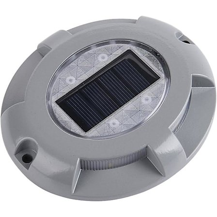 Aurinkokäyttöinen 4 ledillä varustettu ajotievalo, ulkokäyttöön sopiva, vedenpitävä, langaton telakka, polkuvalo, maavalaisin