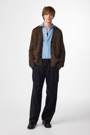 NN.07 Kay 1630 Hose Herren Blau Wolle