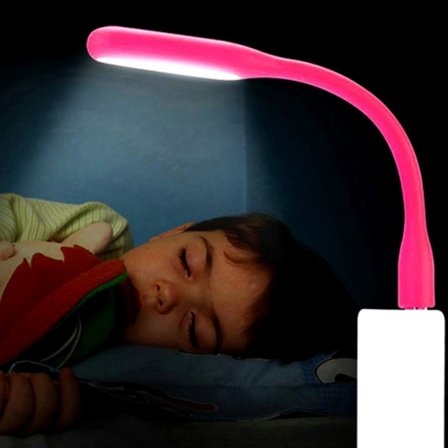 HAWEEL Mini Bärbar USB LED-lampa
