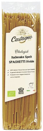Castagno Spelt Spaghetti Hvid Ø 500 g, Helse & Madvarer, Pasta, Ris & Bælgfrugter, Pasta & Nudler