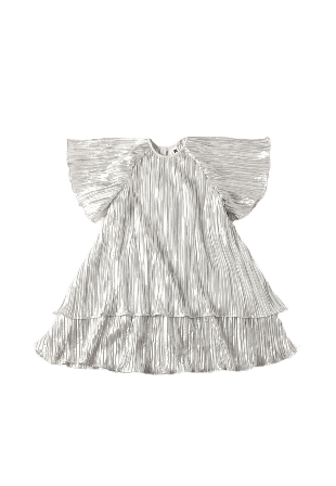 RIKIKI Glansig klänning JENNY Klänningar Silver 122/128