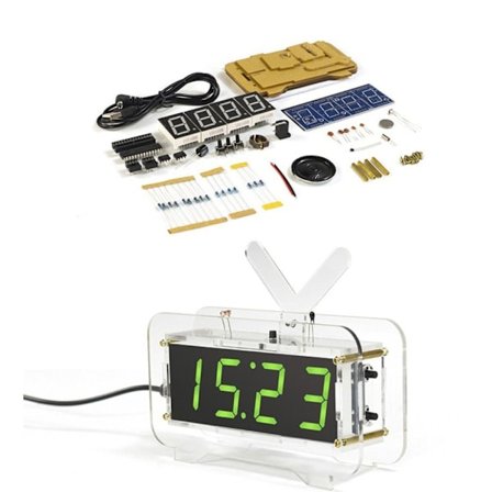 Elektronisk stemmeklokke DIY Kit Elektronikkalarm