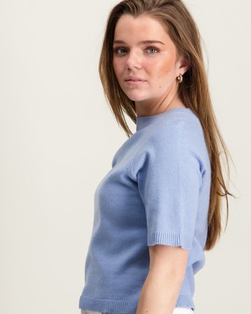 Instinct Girls s/s sweater Blå Tröjor Tjej - Kids Brand Store