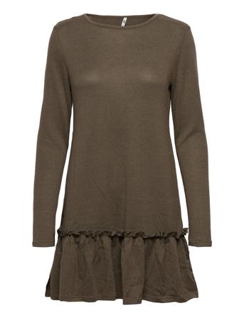 Jdydonsy L/S Girly Dress Jrs Lo Brown Jacqueline De Yong