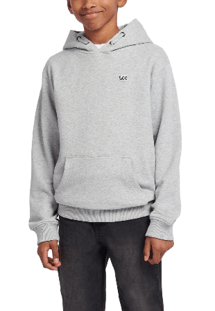 Lee Badge BB OTH Hoodie Hoodies & sweatshirts Herr Grå 170/176