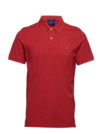 Original Pique Ss Rugger Polos Short-sleeved Punainen GANT