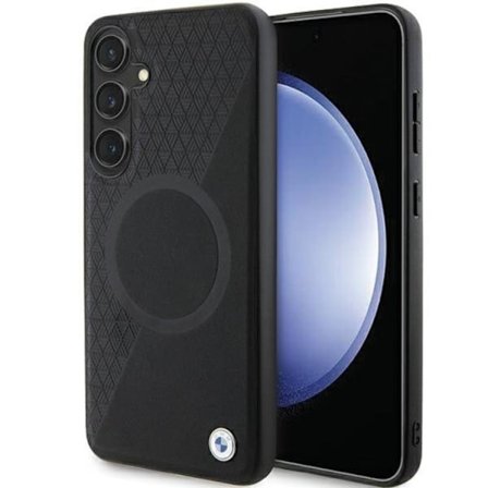 BMW Galaxy S24 Mobiilikuori Magsafe Half Textured & Circle