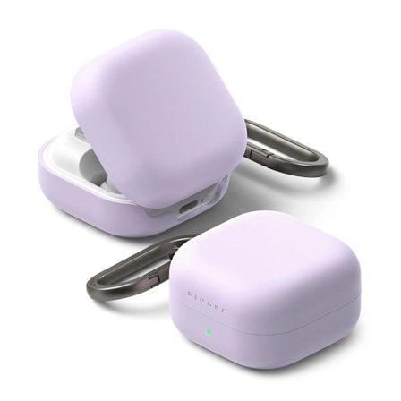 Ringke Skal För Galaxy Buds 4/4 Pro Silikon - Ljuslila