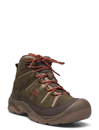 Ke Ke Circadia Mid Wp M-Dark Olive-Potters Cla Shoes Sport Shoes Outdoor/hiking Shoes Multi/mönstrad KEEN