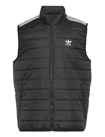 Padded Stand Collar Puffer Vest Vest Sort Adidas Originals