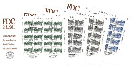 Færøerne 1981 - AFA 53-56 - FDC miniark
