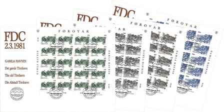 Færøerne 1981 - AFA 53-56 - FDC ark