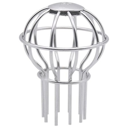 Rännkorgar, 1 st 136 mm, läckageskydd för rännkorg, trådballongskydd för rännrör stoppar mossa, lera, lövblockering