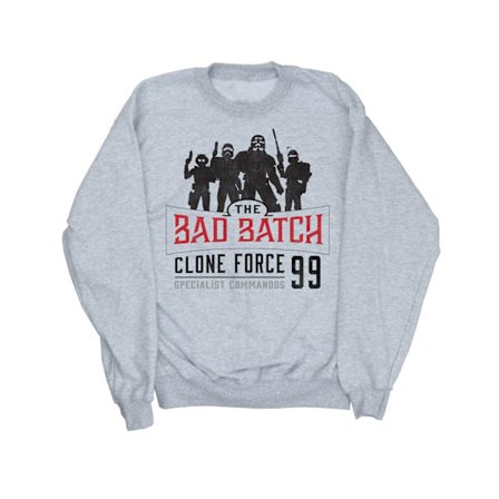 Star Wars Mens The Bad Batch Clone Force 99 Sweatshirt L Sports