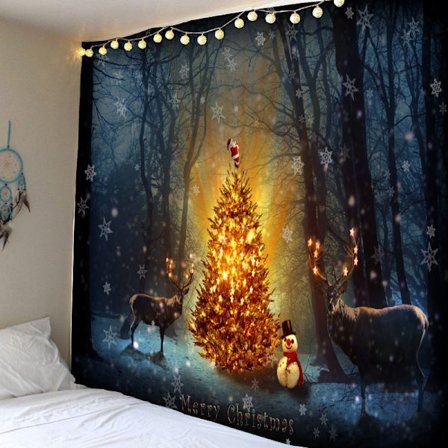 /#/90cm*60cm, Gobelin Juledekoration Baggrundsstof/#/