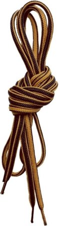 Lundhags Round Shoe Laces 130cm Yellow/Brown