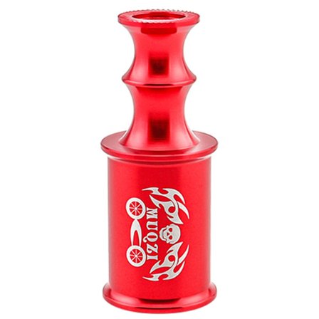 Snabbfäste cykelnav axel framhjul ljus hållare förlängningsfäste uttag (röd Corsair)