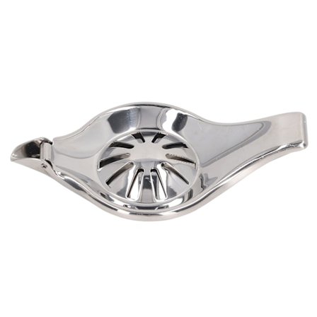 Manuel citruspresser i rustfrit stål, citron, lime, appelsin, køkkenredskab