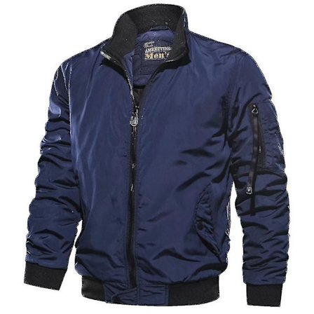 Bomberjakke for menn, motorsykkeljakke, pilotjakke, vinterjakke