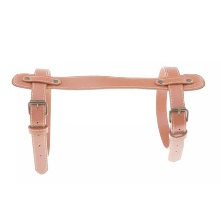 QINXI Vintage PU Läder Picknickfilt Bärrem Yogamatta Mot