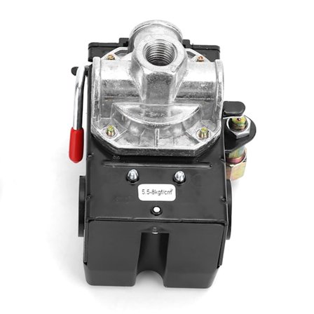 Automaattinen painekytkimen ohjausventtiili 4 porttia G1/4 75–120 PSI 220 V ilmakompressorille