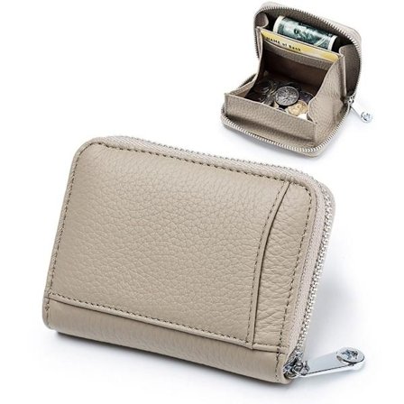 Swiping Organizer Pung Kvinder Mønter Kort GRÅ