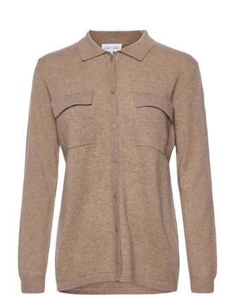 Classic Pocket Shirt Brown Davida Cashmere