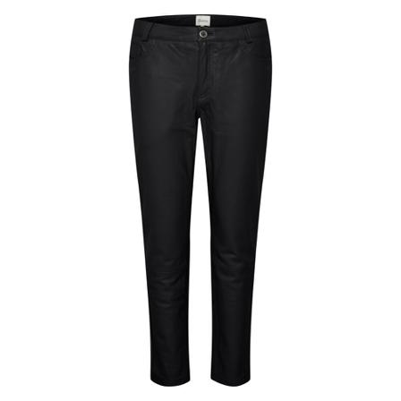 My Essential Wardrobe, THE Leather Pant trousers Zwart, Dames, Maat:M