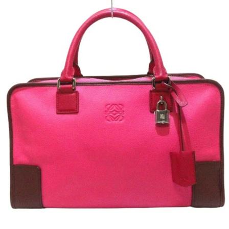 Loewe Pre-owned Pre-owned Læder hndtasker Pink, Dame Vintage Tasker, Størrelse: ONE Size