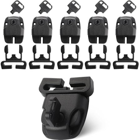 8-pack ersättningsklämmor för lock till bubbelpool med nycklar och glidspänne, hårdvarutillbehör