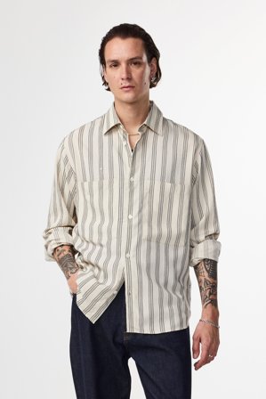 NN.07 Freddy 50010 Hemd Herren Weiß Modal