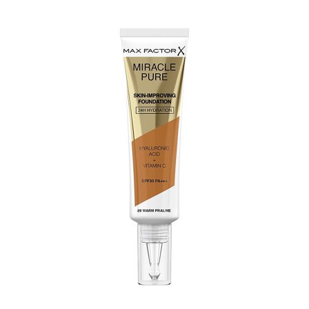 Max Factor Miracle Pure Skin-Improving Foundation 89 Warm Praline, Makeup, Ansigt, Foundation