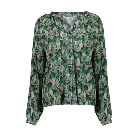 Geisha Crinkle Top , Groen , Dames , Maat: M